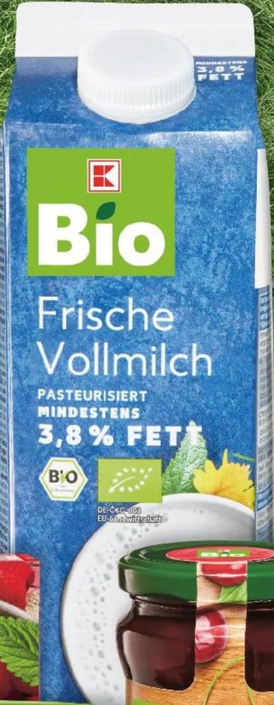 Bio Frische Vollmilch 3,8% Fett