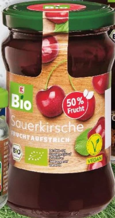 Bio Sauerkirschen Frucht aufstrich