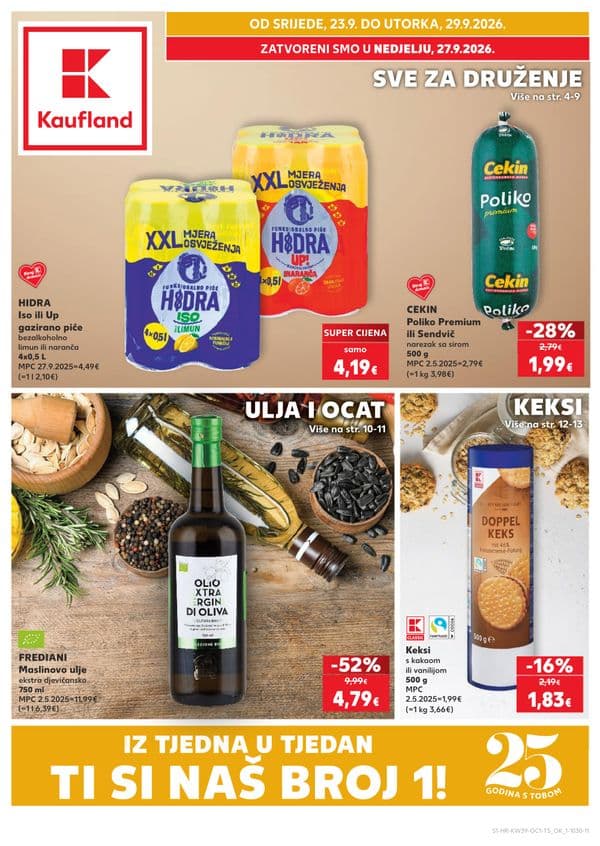 Kaufland - Dodatni katalog 1 (23. 09. 2026. - 29. 09. 2026.)