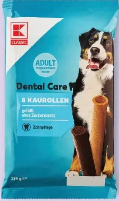 CLASSIC Poslastica
za pse
punjene rolice
za higijenu zubi
275 g