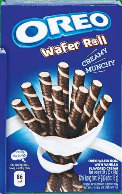 Oreo Wafer Roll s čokoladom i vanilijom