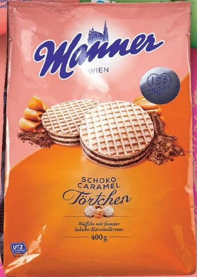 MANNER Schoko Caramel Törtchen