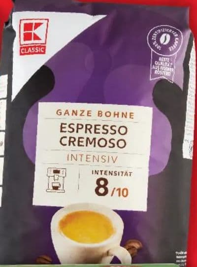 K CLASSIC GANZE BOHNE ESPRESSO CREMOSO INTENSIV