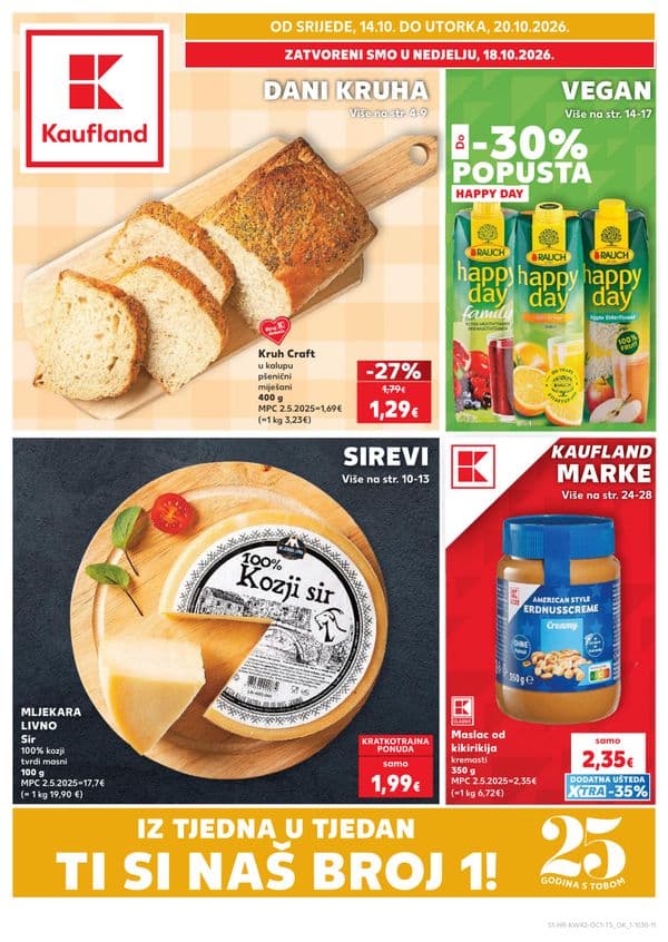 Kaufland Dodatni katalog 1 (14. 10. 2026. - 20. 10. 2026.)