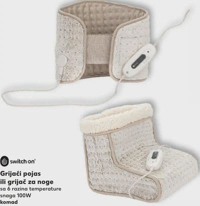 switch on Grijaći pojas ili grijač za noge