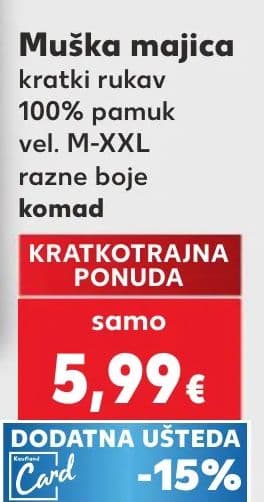 Muška majica kratki rukav