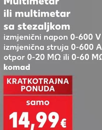 PARKSIDE PARKSIDE® Multimetar ili multimetar sa stezaljkom