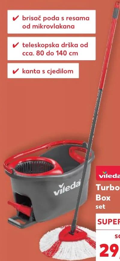 vileda Turbo Mop Box set