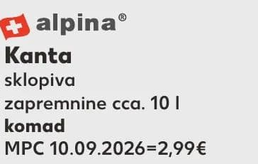 alpina Kanta sklopiva
