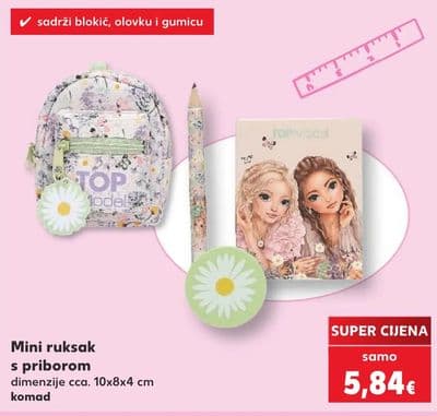 TOP Model Mini ruksak s priborom