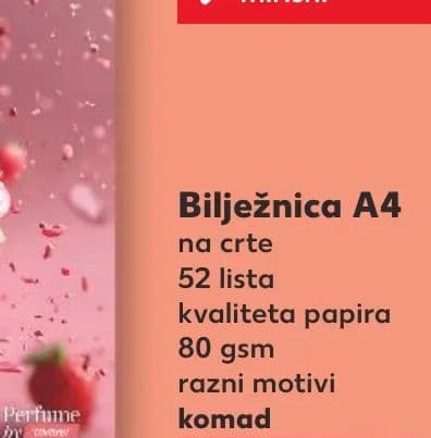 Bilježnica A4