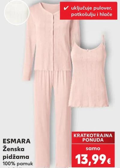 ESMARA Ženska pidžama