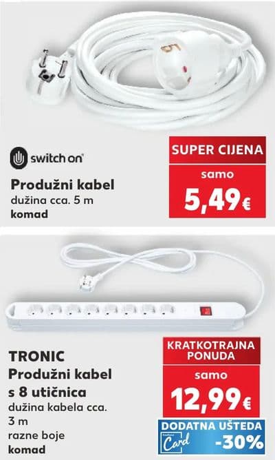 switch on Produžni kabel