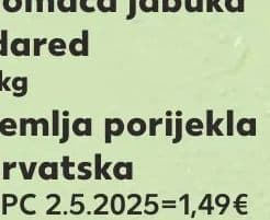Domaća jabuka Idared