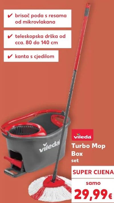 vileda Turbo Mop Box set