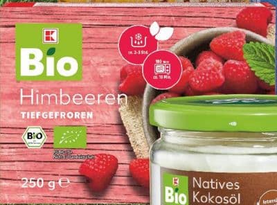 Bio Bio Himbeeren tiefgefroren