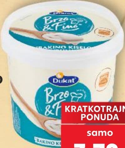 BRZO & FINO Vrhnje kiseloćeg