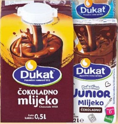 Dukat Čokoladno mlijeko Junior