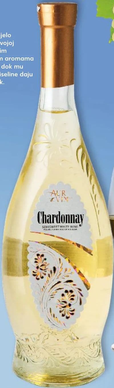 AURVIN AURVIN Bijelo vino Chardonnay Golden flower