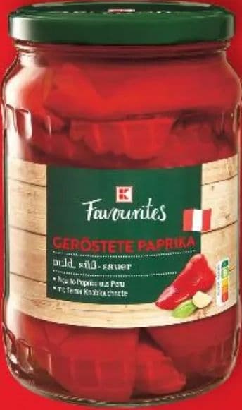 Favourites Paprika pečena