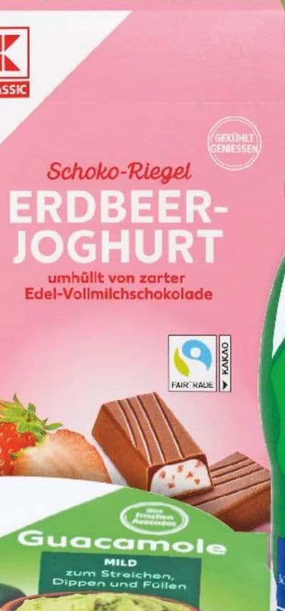 Classic Schoko-Riegel Erdbeer Joghurt