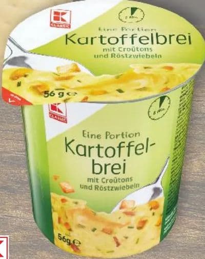 CLASSIC Gotovo jelo Pire krumpir s krokanima i prženim lukom