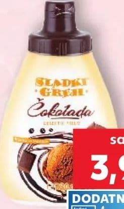 Kaufland SLATKI GREH Preljev za slastice odabrane vrste 230 g ili 240 g