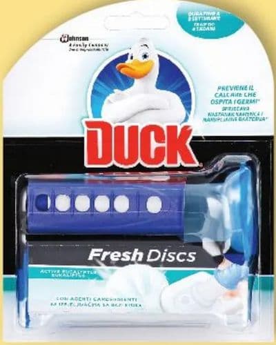 DUCK DUCK Osvježivač WC školjke fresh disc razne vrste