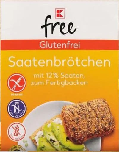 free Saatenbrötchen mit 12% Saaten, zum Fertigbacken