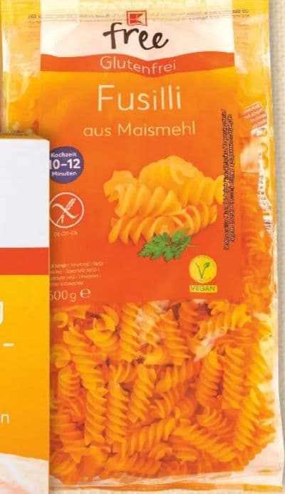 free Fusilli aus Maismehl