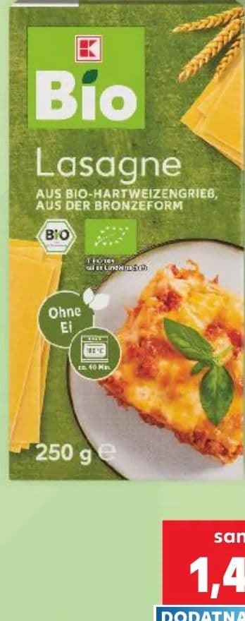 Bio Lasagne