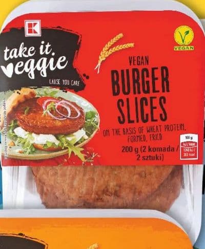 take it. veggie VEGAN BURGER SLICES