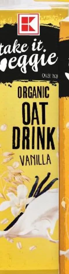 take it. veggie ORGANIC OAT DRINK VANILLA