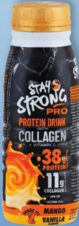 STAY STRONG PRO Napitak s collagenom okus mango vanilija