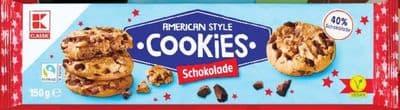 K-Classic American Style Cookies Schokolade