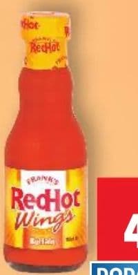 FRANKS FRANKS RED HOT Umak Buffalo Wings ili Red Hot Xtra Hot