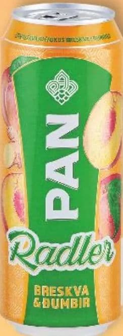 PAN Pan Radler breskva & đumbir