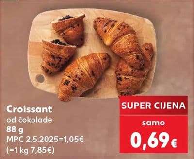 Croissant od čokolade