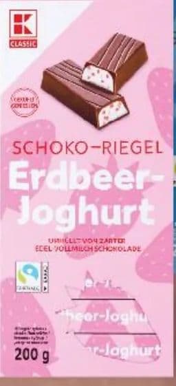 K CLASSIC SCHOKO-RIEGEL Erdbeer-Joghurt