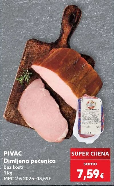 PIVAC Dimljena pečenica bez kosti