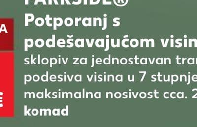 PARKSIDE PARKSIDE® Potporanj s podešavajućom visinom