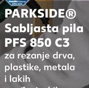 PARKSIDE PARKSIDE® Sabljasta pila PFS 850 C3
