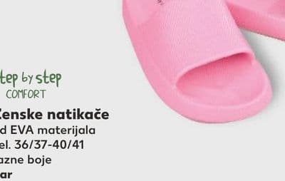 step by step COMFORT Ženske natikače