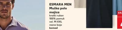 ESMARA MEN ESMARA MEN Muška polo majica kratki rukav 100% pamuk vel. M-XXL razne boje komad