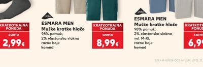 ESMARA MEN ESMARA MEN Muške kratke hlače 98% pamuk, 2% elastanska vlakna razne boje komad