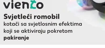 viento Svjetleći romobil kotači sa svjetlosnim efektima koji se aktiviraju pokretom