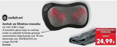 switch on Jastuk za Shiatsu-masažu