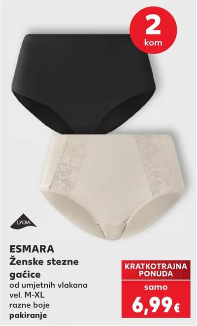 ESMARA Ženske stezne gaćice