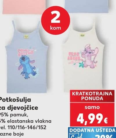 Potkošulja za djevojčice