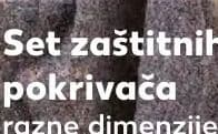 Set zaštitnih pokrivača razne dimenzije
